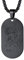 FaithHeart Erkennungsmarke Damen Halskette 12 Sternzeichen-Serie die Zwillinge Unisex-Halskette mit Sternzeichen-Anhänger Edelstahl 55 cm Schwarz Silber und Samtbeutel