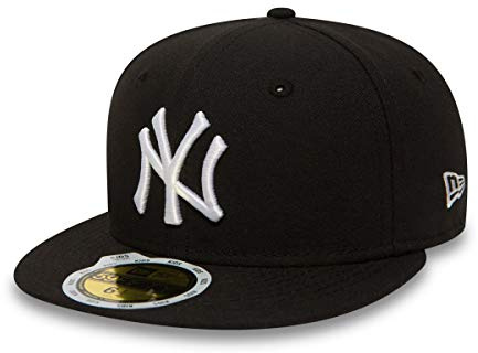 New Era Mens Chicago White Sox Wool 59Fifty Fitted Hat, Adult, Black/White, 8