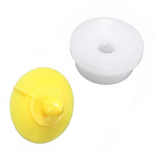 Car Door Cards Panel Trim Boot Roof Plastic Clips For Vauxhall Opel Vivaro Movano White and yellow (10pcs)