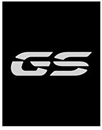 Adesivo Manubrio COMPATIBILE CON BMW GS R 1200 / R 1250 STD/ADV GS logo AMA-002 (BLACK)