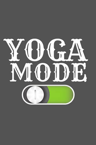 YOGA Mood On: Portable 6x9 - 100 Lined Pages Journal Notebook
