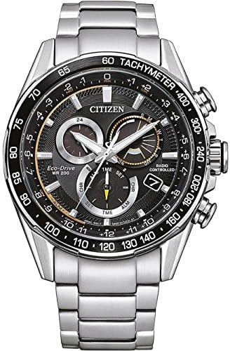 Citizen Men Chronograph Eco-Drive Watch with Stainless Steel Strap CB5914-89E
