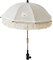 Colcolo Parasol pour poussette bébé, avec pince UV Accessoires universels pour poussette Couvertures d'auvent Parapluie bébé pour chaise de plage, lapin