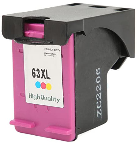 63XL Tintenpatronen HP 63 Ersatz für HP Ink 63 HP63 63XL für OfficeJet 3830 5255 5258 4650 5255 Envy 4520 4512 4513 4516 Deskjet 1112 1110 3634 3639 3632 2130 2132 Drucker(H 63XLC Farbig)