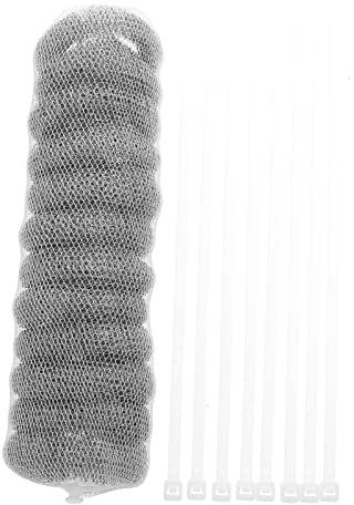 24 Pezzi Filtro Antipelucchi per Tubo Flessibile della Lavatrice Trappole per Pelucchi Ricambio per Tubo Flessibile