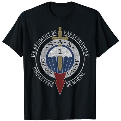 Parachutiste militaire de la Force Spéciale RDIMa 1ère Infanterie T-Shirt