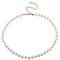 fdsmall fdmall Perlenkette 1920er Jahre Frauen Halskette Perle Modeschmuck (5MM)