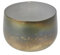 Lambert [W] Windlicht Eisen Bronze-Silber/Eisblau H6,5 D9,5 cm