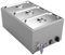 Valgus Commerciale Acier Inoxydable 3 Sections 16L Bain Marie RéChauffeur De Table éLectrique Vapeur avec Couvercle Et Robinet pour FêTes, Banquets Et éVéNements De Restauration