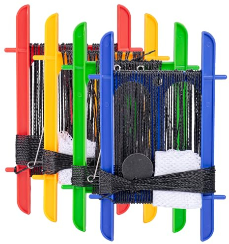 SF Crab Hand Line for Crabbing Colorful Frame with 13M Line, Bait Bag, 0.79oz Weight Block, Crab Fishing Line Catch Fish Prawn Crayfish Lobster