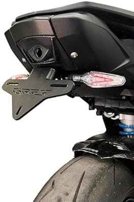 GREF Kennzeichenhalter kompatibel mit BMW M1000XR 2024-2025 (mit Flip-Up-Knopf)