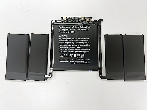 BND A1706 A1819 Laptop-Akku Ersatz für MacBook Pro 13 Zoll A1706 Ende 2016 Mitte 2017 EMC 3071 3163 MLH12LL/A MNQG2LL/A MNQF2LL/A MLVP2LL/A MPXV2LL/A 11,4 V 499 2 Wh, 4 314 mAh