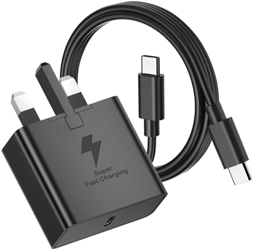 45W Super Fast USB C Charger for Samsung Galaxy S26 Ultra/S26+/S26/S25/S25+/S25 Ultra/S24/S24 Ultra/S23/S22/A55/A54/A15/A14, USB C Super Fast Charger with USB Type C Charging Cable and Plug Charge