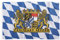 Flaggenfritze Flagge/Fahne Deutschland Bayern Freistaat + gratis Sticker