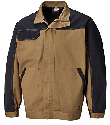 Dickies Men's ED24/7JK Work Vest, Beige (Khaki/Noir), M