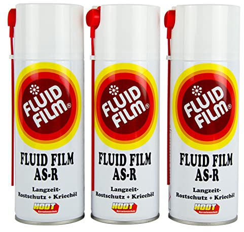 3x FLUID FILM AS-R Rostschutz Korrosionsschutz Hohlraumversiegelung 400 ml
