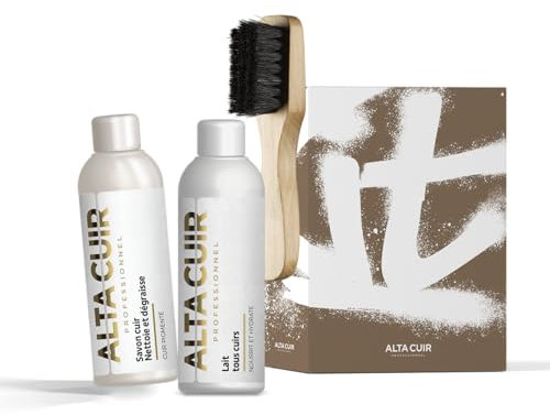 Alta Cuir - kit de Nettoyage Cuir - Nettoyer Cuir Auto - Nettoyer Cuir Blanc - 200 ML