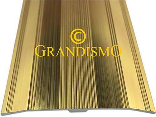 Grandismo® 61mm Extra Wide Cover Strip/Trim - Metal Doorbar (Gold)