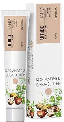 1x UMIDO Hand-Lotion 45 ml Koriander & Shea-Butter | Handcreme | Creme | Pflegecreme | Lotion | Hautpflege | Hand-Pflege