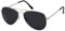 La Optica B.L.M. Sonnenbrille Herren Damen UV400 Retro Pilotenbrille Fliegerbrille 70er Jahre Groß - Silber Farben (Gläser: Grau Polarisiert)