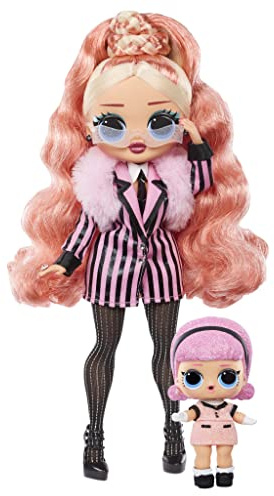 LOL Surprise OMG Winter Chill Big Wig Modepuppe und Madame Queen Puppe mit 25 Überraschungen