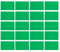 50Pcs Visitenkarte der Aluminiumlegierung leere Visitenkarten Geschäftszubehör für DIY-Gravur(Grün)