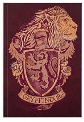Cinereplicas Harry Potter - Notizbuch Gryffindor 120s - Offizielle Lizenz