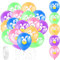 HOWAF 30 Stück Bunte Luftballons Ostern Latexballons Hase Ballons Osterhase Deko Luftballons für Zuhause Frühling Ostern Deko Kinder Geburtstags Party Osterdeko Osterdekoration
