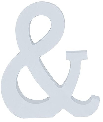Besch Letras de Madera mayúscula Decorativa 14CM (&)