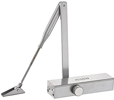 Marie Hydraulischer Türschließer mit automatischem einstellbarem EN 6-Feder, für 100-150 kg, für Wohn- und Gewerbetüren, mit Rückprüffunktion