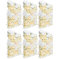 6PCS Künstliche Blumenwand ​Fake Blumen Kunstblumen Rosenwand Gefälschte Blumenwand Rosen Deko Blumen für Hochzeit Fotografie Party Hintergrund Dekoration, 40 * 60cm Weiß+Gelb
