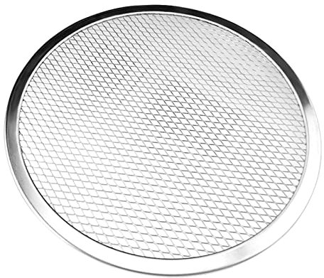 VALINK Pizza Pan, Aluminium Round Non-Stick Mesh Pizza Screen Plate Pan Baking Tray Bakeware Tool for Bakeware Cookware Kitchen Tool 6/8/9/10/12/14 Inch