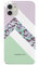 Tirita Personalised Phone Case Cover Compatible Compatible with iPhone 13 Mini - Camouflage Camo Pattern [19 - Chevron Mint]