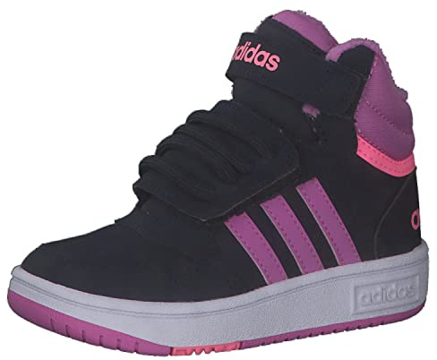 Adidas Hoops MID 3.0 AC I Sneaker, Legend Ink/Beam pink/Pulse Lilac, 21 EU
