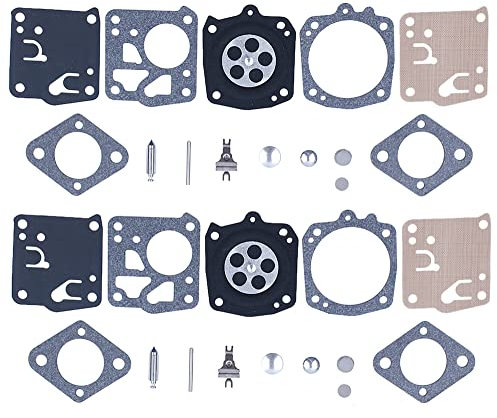 Gubeter Kit de Juntas de carburador, Motosierra para Jonsered 625 630 670 920 930 2094. Apto para Motosierra para Husqvarna 61 65 77 162 181 185 266 268 272 281 288