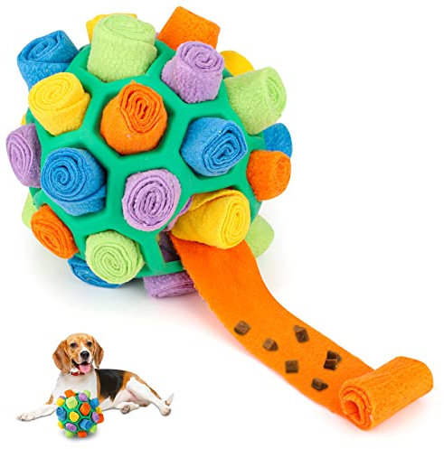 Csuntikulo Schnüffelball für Hunde,Schnüffelteppich Schnüffelspielzeug, Schnüffelspielzeug für Hunde,Interaktives Hundespielzeug,Futtermatte Geruchstraining für Kleine Mittelgroße Hunde Haustier