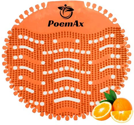 10 Pack Urinal Screen Deodorizer Mats, Premium Long Bristle Anti-Splash & Anti-Clogging Urinal Mats Scented Lasting Odor Freshener Urinal Cake –Ideal for Bathrooms, Restrooms, Offic