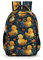 WCEECE Neutral Gelbe Enten Rucksack 3D-Farbdruck Personalisierter Tier Schulranzen Mädchen Teenager Leichter Schulrucksack Outdoor Freizeit Kinder Reise Daypack