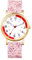 JewelryWe Uhren Damen Silikon Schwesternuhr: 30M Wasserdicht Analog Quarz Armbanduhr Frauen Medizinische Muster Rosa Gummi Armband Uhr mit Pulsberechnung für Krankenschwester Ärzte Sanitäter