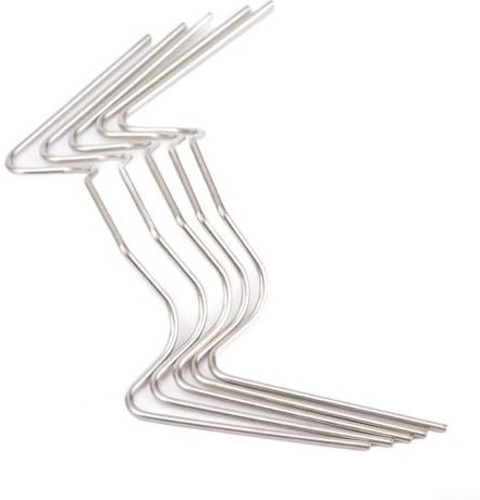 Lot de 25 clips de vitrage de serre en acier inoxydable pour serres creuses