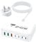 USB C Charger, 240W USB C Plug 7-Port GaN Charging Station Type C Fast Charging Plug PD+QC Travel Charger UK Multi USB C Laptop Charger for iPhone 16 15 Pro Max,Samsung Galaxy,MacBook Air,iPad,Pixel