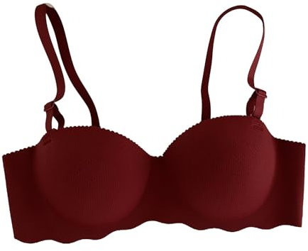 Uwdiohq Reggiseno in Cotone Imbottito C String Intimo Donna Set Reggiseni Senza Ferretto Top Sportivo Bralette Bianco Brassiere 2024 Offerte Speciali