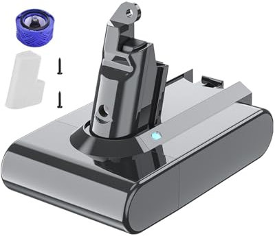 Batería. Compatible con Dyson V6 DC62 DC59. Batería De Repuesto For Aspiradora(Red)