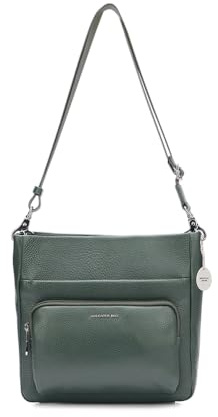 Mandarina Duck Mellow Leather Crossover, Damen, Pine Green