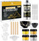 Kintsugi Kit de réparation - 50 ml de colle dorée Kintsugi - Kit de réparation en céramique de qualité alimentaire - Colle à porcelaine dorée pour réparer la céramique cassée, le verre, la porcelaine,