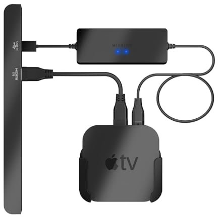 Cavo di alimentazione USB Mission per Apple TV: alimenta la tua Apple TV direttamente dalla porta USB della TV, non è necessario alcun adattatore di alimentazione esterno (Apple TV non inclusa)