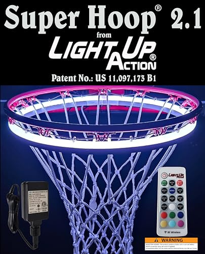 Super Hoop 2.1 Basketballkorb-Licht mit Schusssensor und Rückprall-Sensing