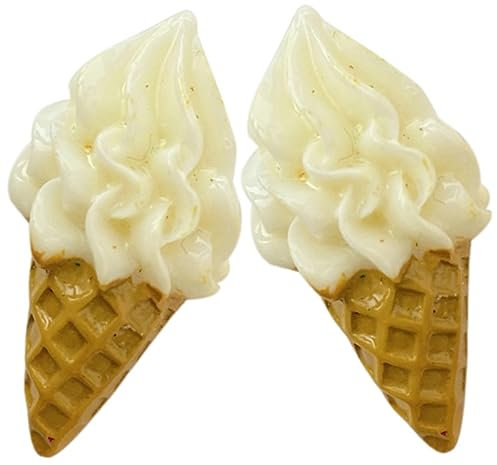 DEARMAMY 1 Paar Ohrringe Lustige Ohrstecker Goldene Creolen Silberne Creolen Süße Ohrringe Für Teenager-mädchen Goldringe Für Frauen Spaß Aus Sterlingsilber Dessert-ohrring Harz