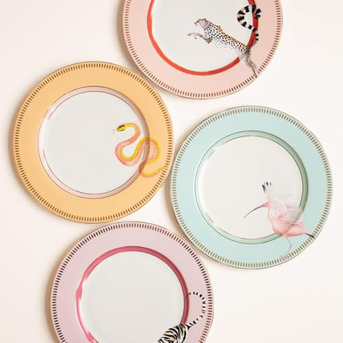 YVONNE ELLEN Animal Dinner Plates 26.5cm (Set of 4)