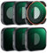 K&F Concept Filtre CPL ND8 ND16 ND32 ND64 ND1000 Compatible avec Gopro Hero 9/10/11/12/13 Verre Optique Cadre Plastique HD Étanche Anti-Rayures
